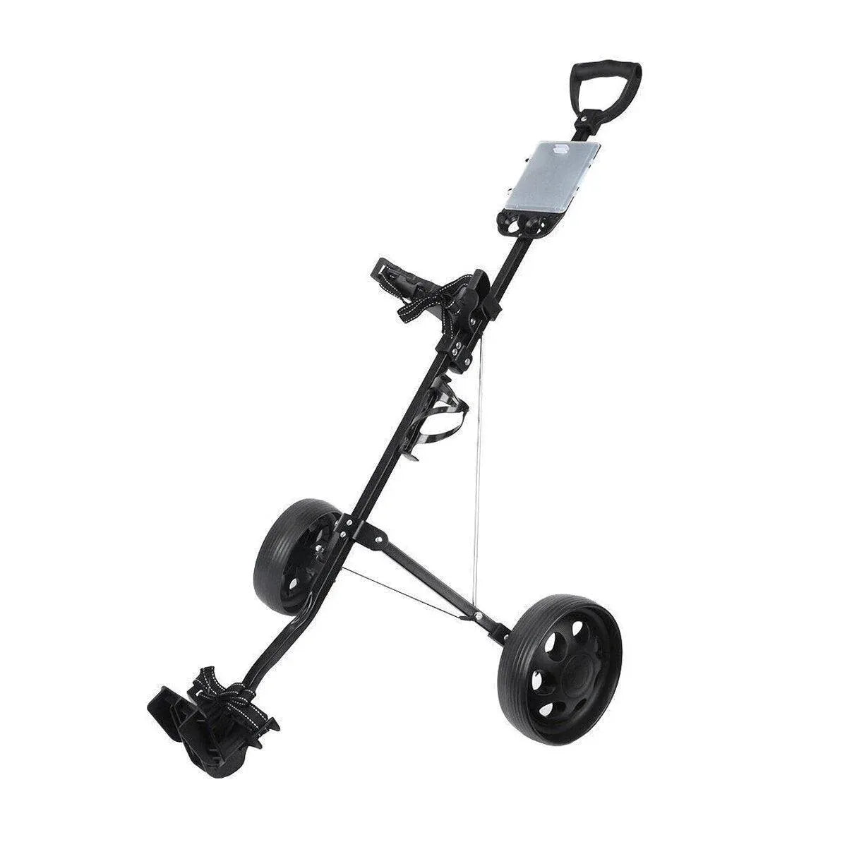 Foldable Aluminum Golf Push Pull Trolley Cart Lightweight Buggy for Easy Transport