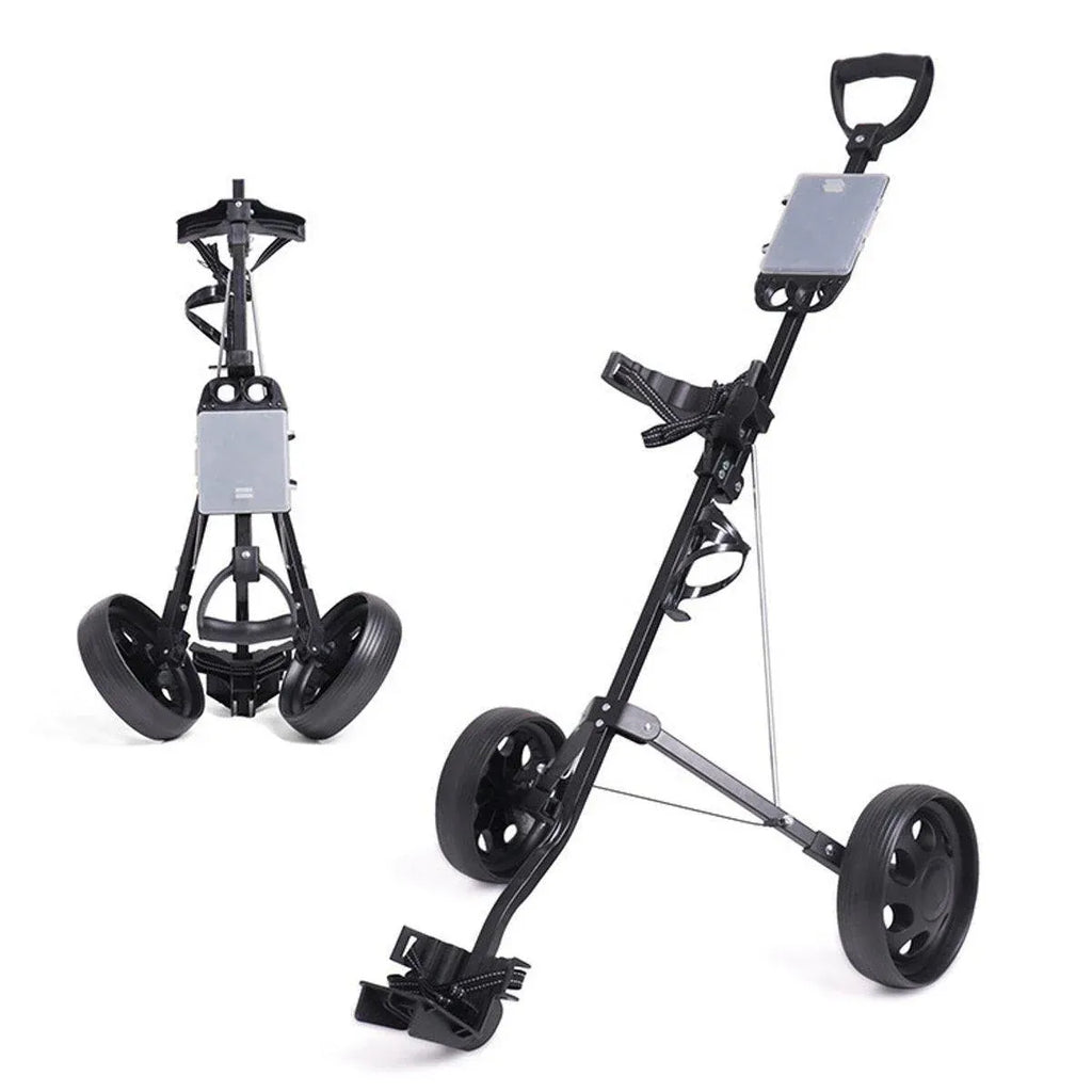 Foldable Aluminum Golf Push Pull Trolley Cart Lightweight Buggy for Easy Transport