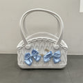 Stylish Handbag - Spacious with Decorative Elements(Beige)