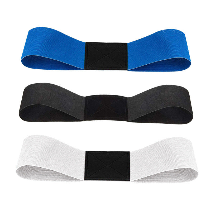 Blue Golf Swing Trainer Arm Band - Simple Posture Corrector for Improved Alignment & Connection