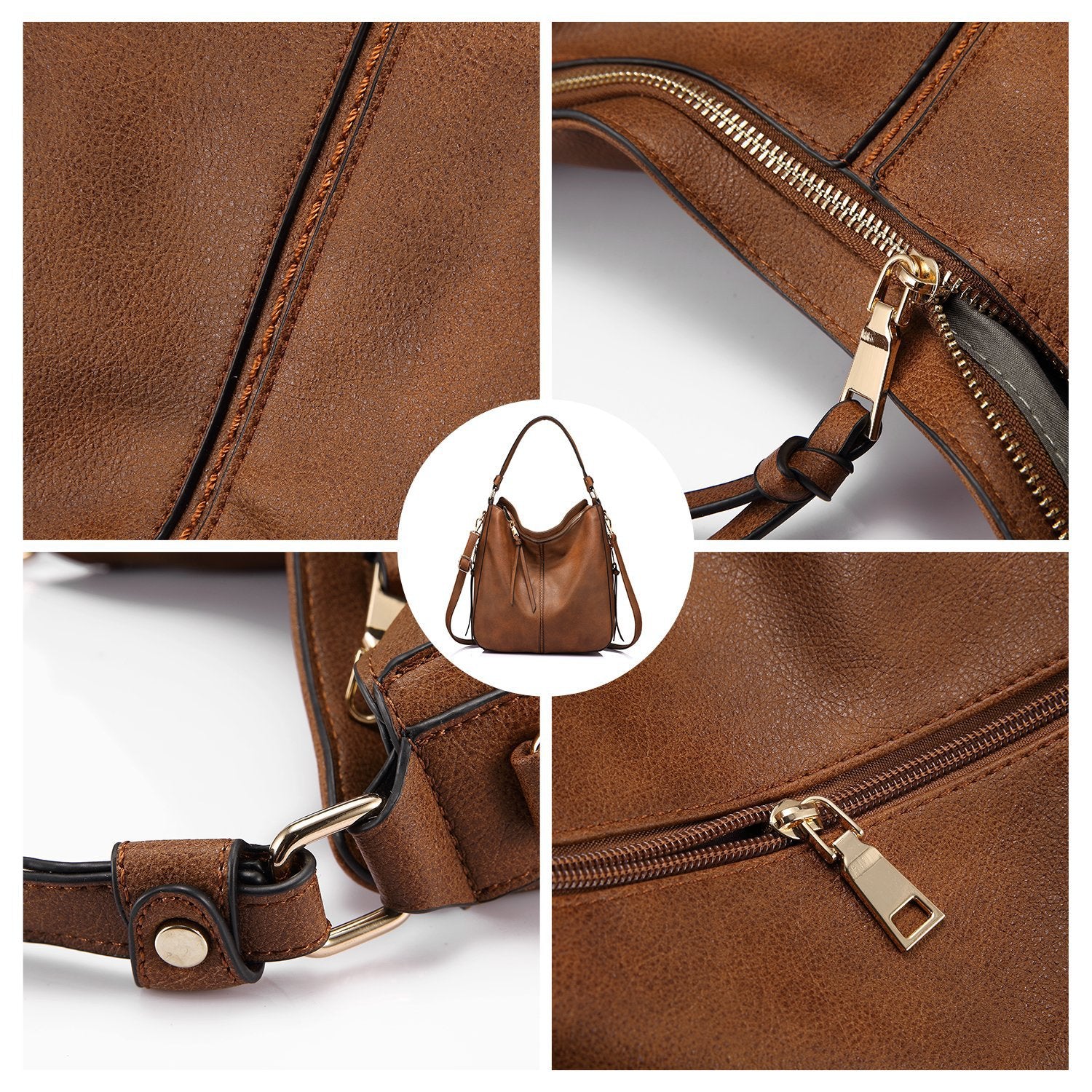 Red Foreign Trade Fashion Large Capacity Handbag - European & American Casual Crossbody Bag, Solid Color Zipper Women's Shoulder Bag