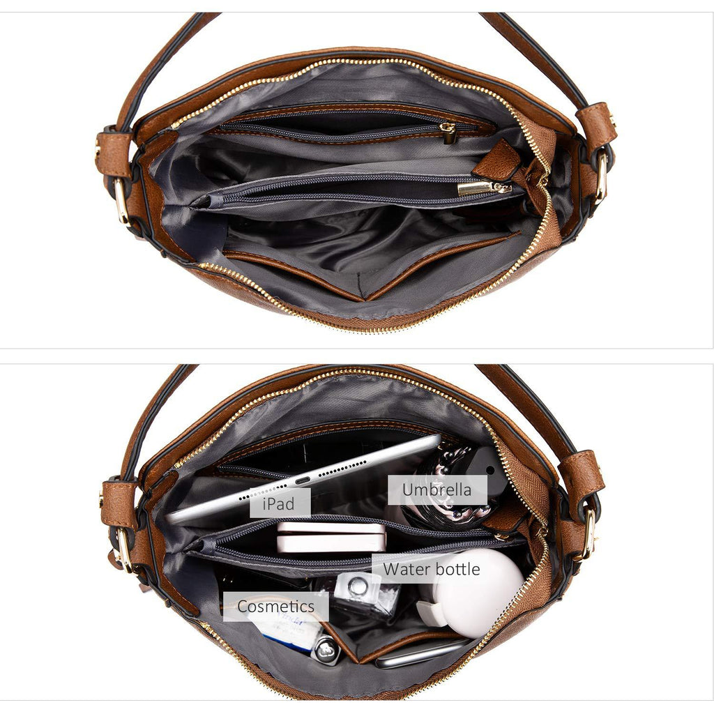 Red Foreign Trade Fashion Large Capacity Handbag - European & American Casual Crossbody Bag, Solid Color Zipper Women's Shoulder Bag