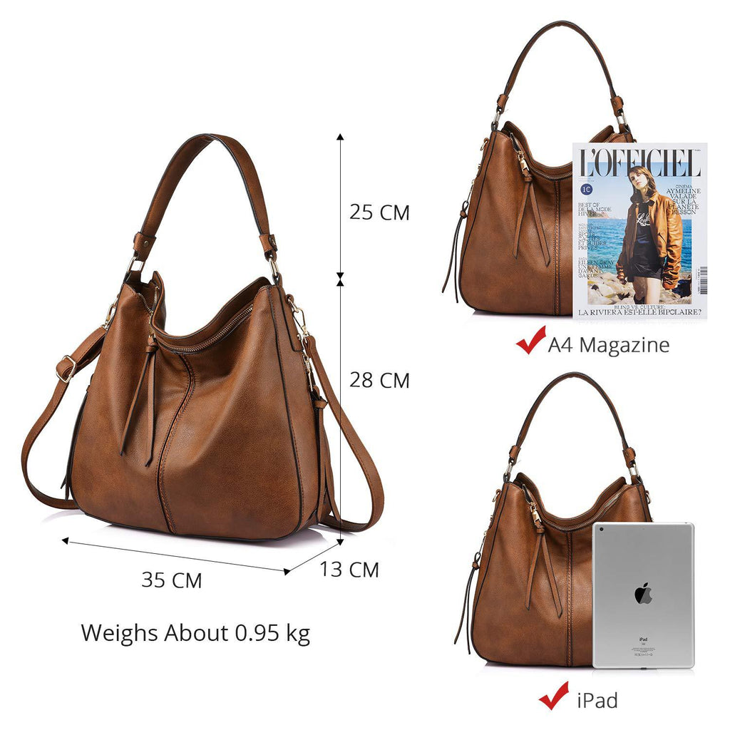 Black Foreign Trade Fashion Large Capacity Handbag - European & American Casual Crossbody Bag, Solid Color Zipper Women's Shoulder Bag