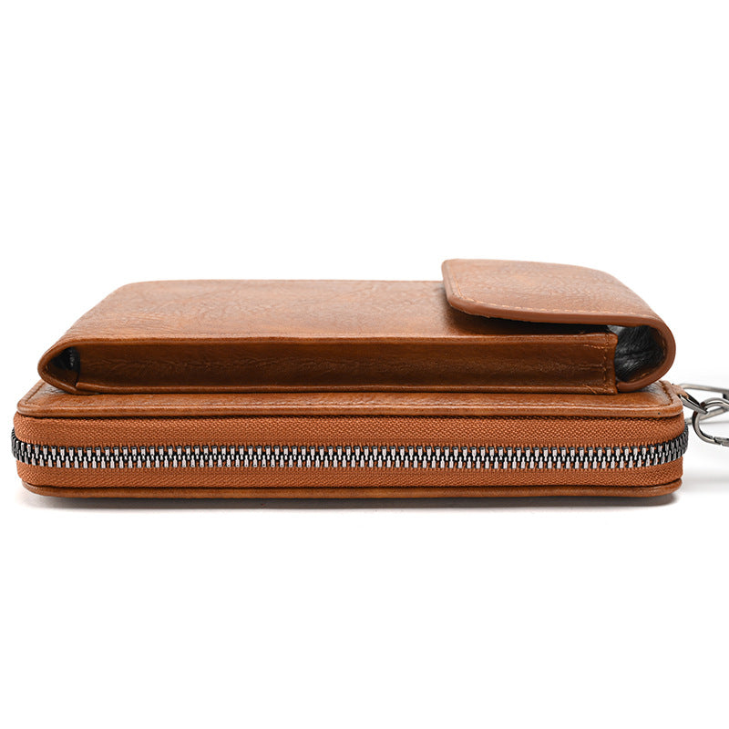 Green Women's PU Leather Crossbody Phone Bag with Adjustable Shoulder Strap and Large Capacity Wallet for Daily Travel Stylish and Organized Local Fashion Fit