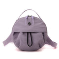 Purple Fashionable Round Crossbody Bag with Water-Resistant Nylon and Multi-Pocket Design for Daily Travel Lightweight Hands-Free Storage Solution for Local Professionals