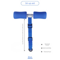 Portable Sit-Up Assistant Bar Door & Bed Anchor Core Trainer Adjustable Ab Workout Equipment Blue