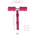 Portable Sit-Up Assistant Bar Door & Bed Anchor Core Trainer Adjustable Ab Workout Equipment Pink