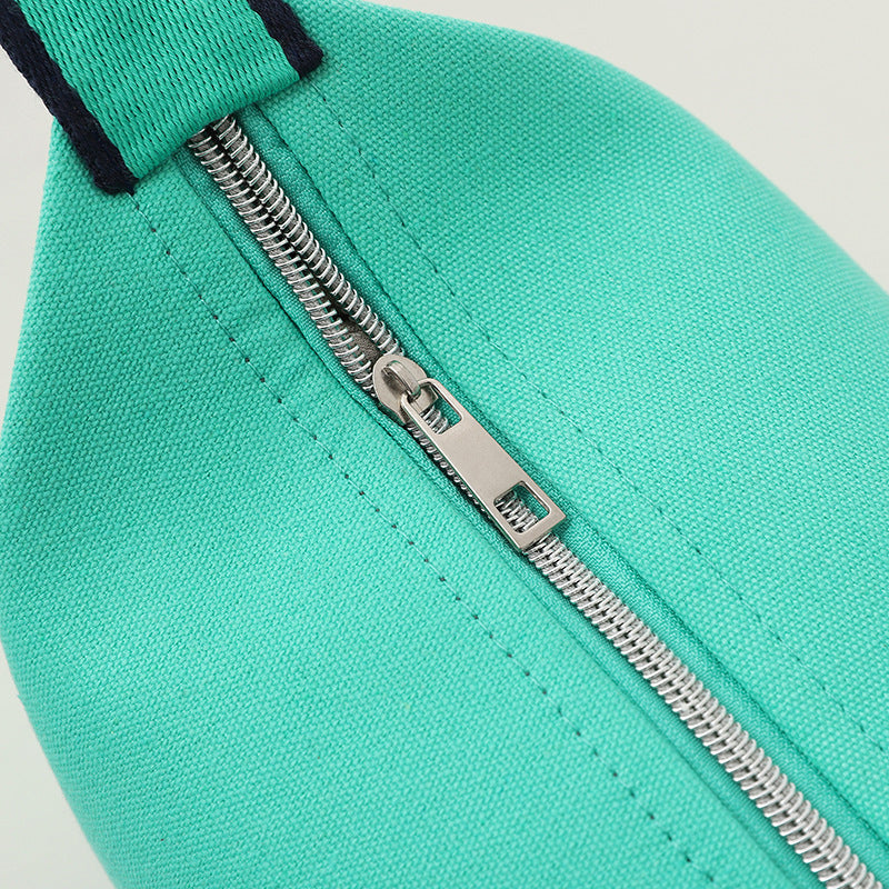 Womens Canvas Crossbody Bag Black Minimalist H-Letter Box Tote Wide Strap Shoulder Handbag for Travel & Work Large Capacity