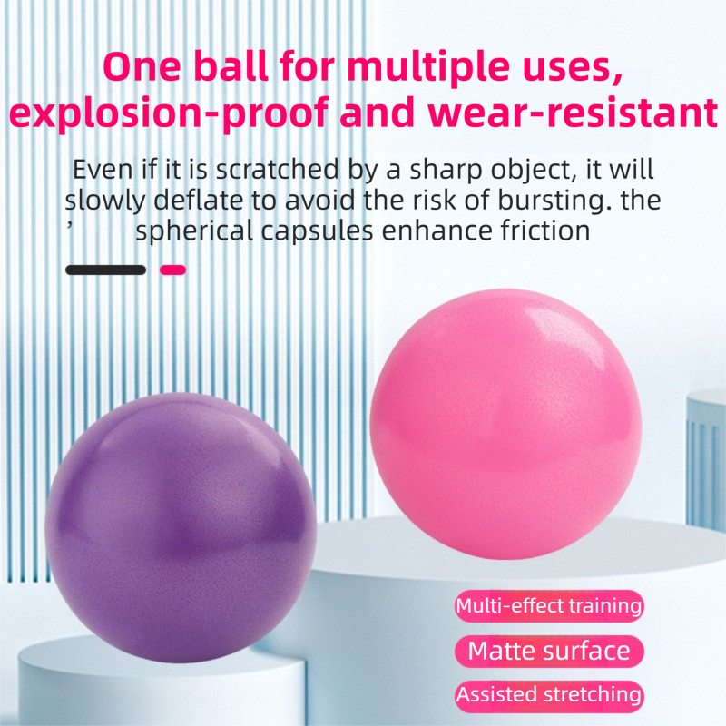 Grey Professional Pilates Ring & Yoga Ball Set - Multipurpose Home Fitness Equipment for Whole-Body Core Training & Pelvic Floor Strengthening