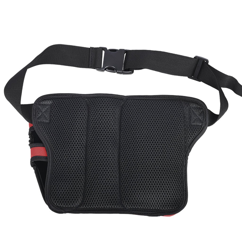 Blue Professional Park Golf Waist Bag - Multi-Functional Accessory Organizer for Dual Ball Storage & Water Bottle Holder