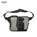 Grey Professional Park Golf Waist Bag - Multi-Functional Accessory Organizer for Dual Ball Storage & Water Bottle Holder
