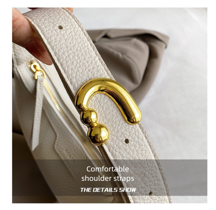Khaki Women's New Fashion Crescent Bag – Stylish Single Shoulder Crossbody Handbag with Wear-Resistant Base and Smooth Zipper, Perfect for Casual & Daily Use