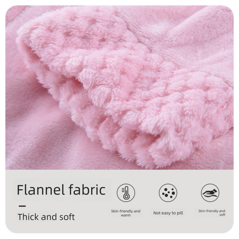 White 3XL size Plush Flannel Robe for Couples - Thickened Warm Bathrobe with Shawl Collar, Soft Fleece Material, Unisex Long Style for Winter Home Wear