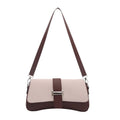 White Fashion Retro Crossbody Bag French Chic Small Shoulder Bag Women’s Baguette Underarm Bag