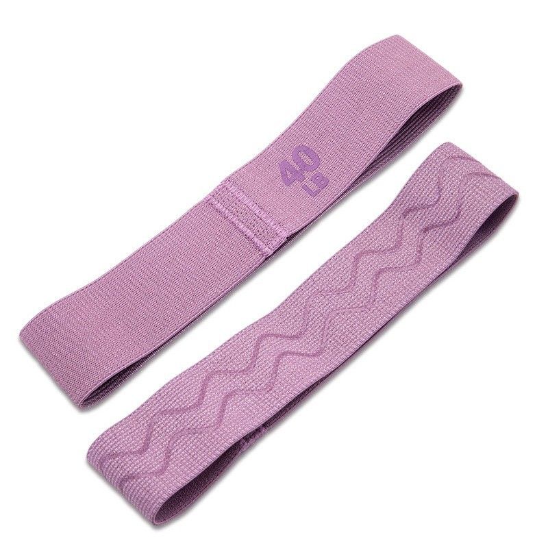 8 Grid Yoga Stretching Strap and 40LB Resistance Band Set for Pilates Workout Adjustable Stretch Band with Numbered Positions Glute Training Exercise Band Fitness Equipment for Yoga Dance Flexibility Training