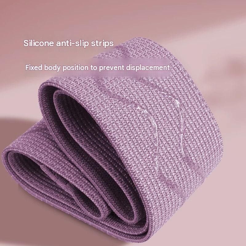 Green and purple 8 Grid Yoga Stretching Strap and 60LB Resistance Band Set for Pilates Workout Adjustable Stretch Band with Numbered Positions Glute Training Exercise Band Fitness Equipment for Yoga Dance Flexibility Training